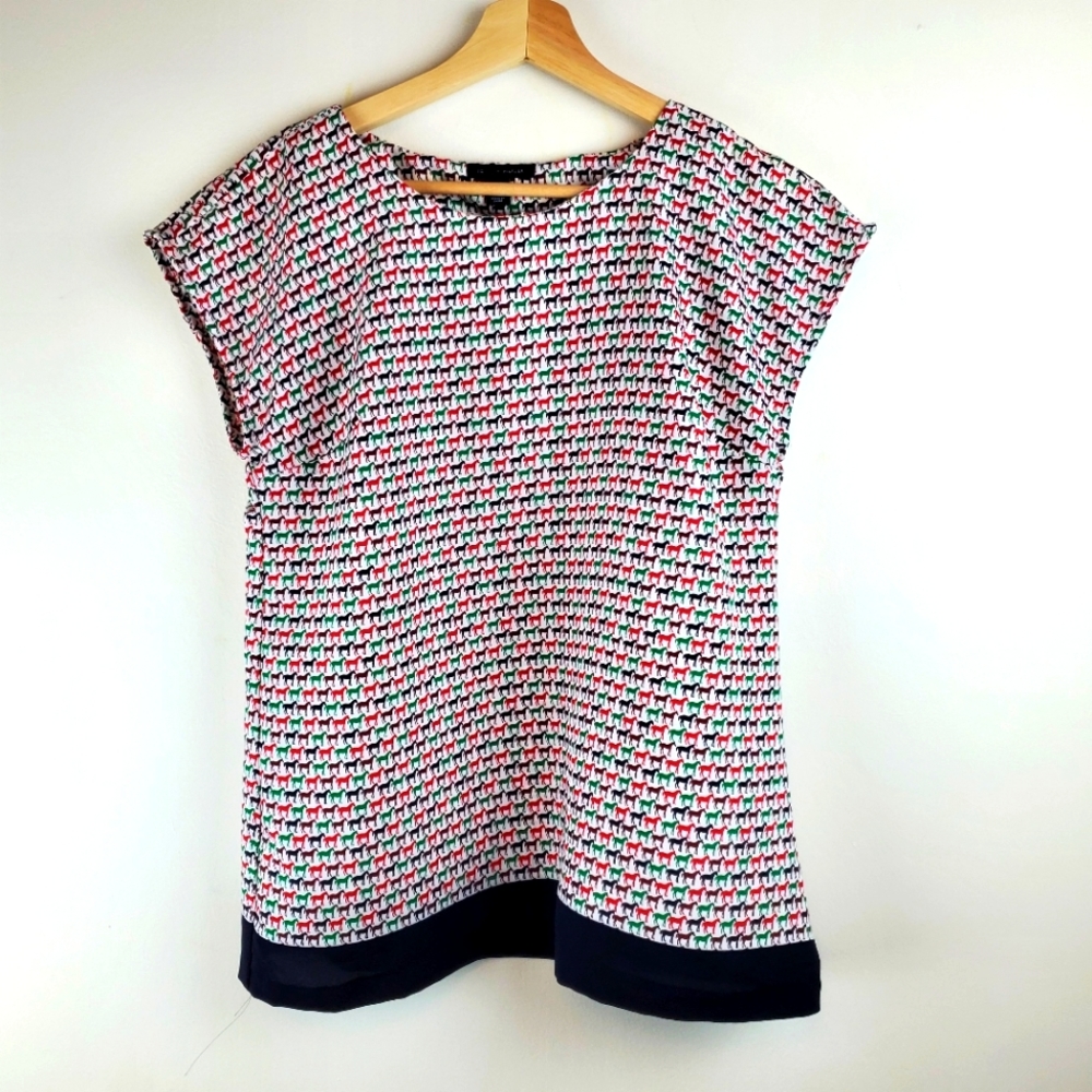 Tommy Hilfiger Silky Career Top Horses Small